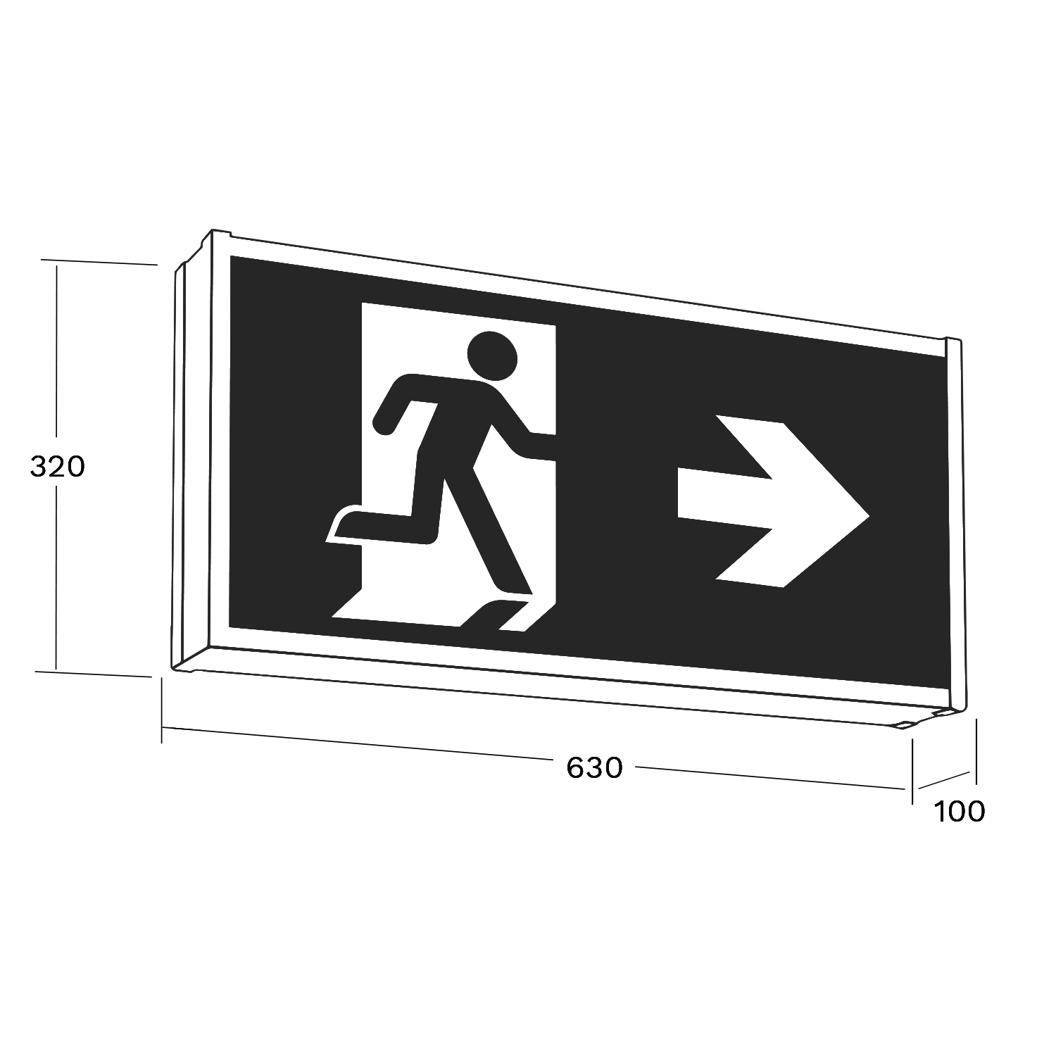 clevertronics emergency lighting jumbo led exit line diagram