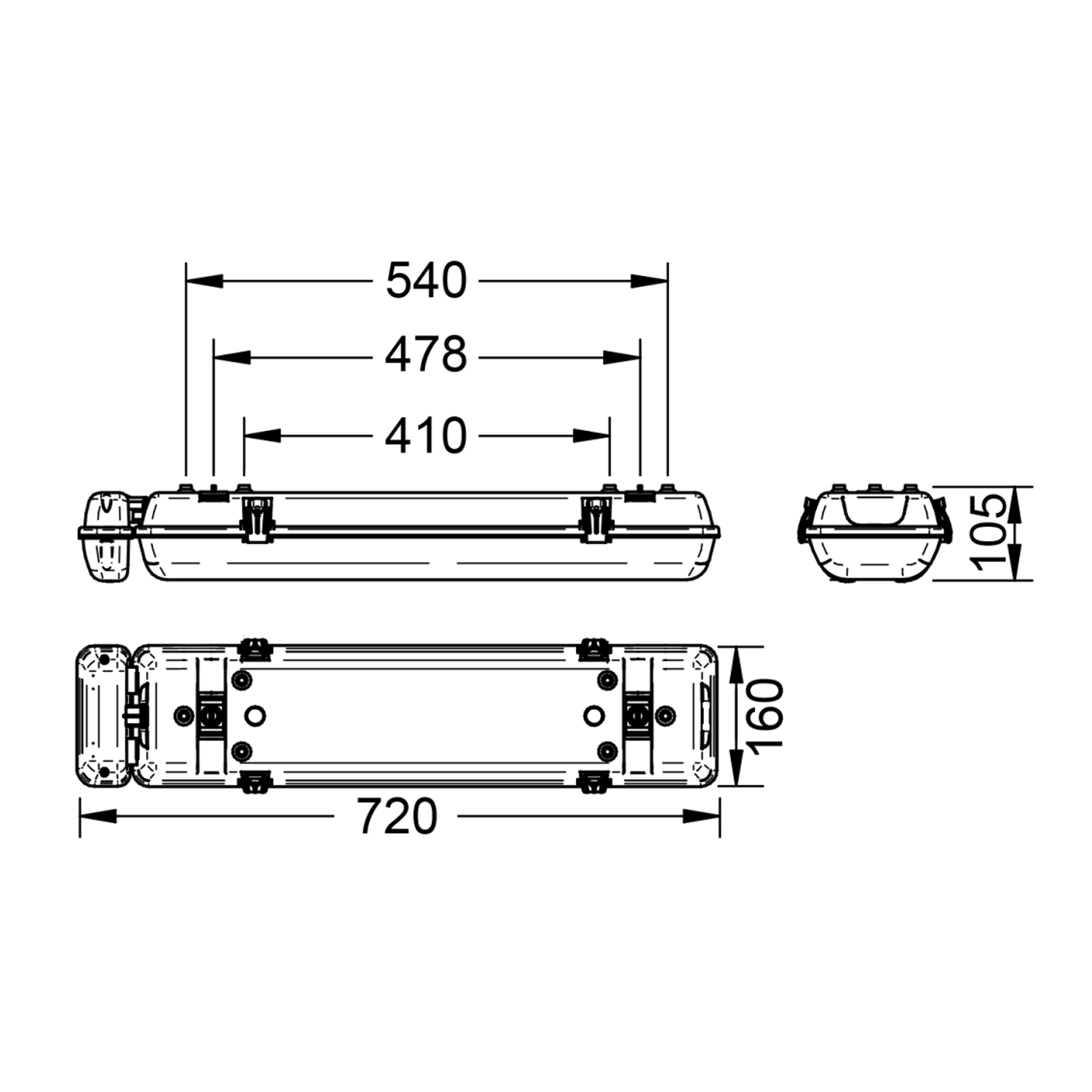 Argonaut Plus Weatherproof 600mm with Pod